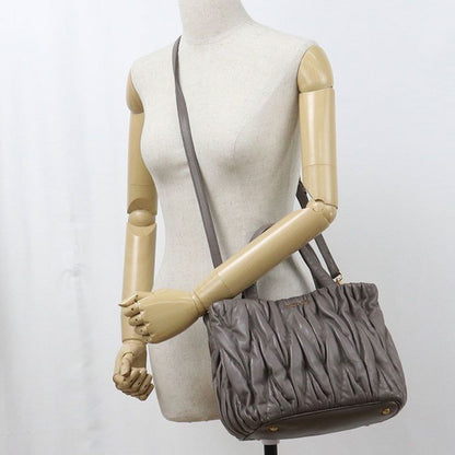 Miu Miu Miu 2-Way Matelasse Tote Lambskin — view 8