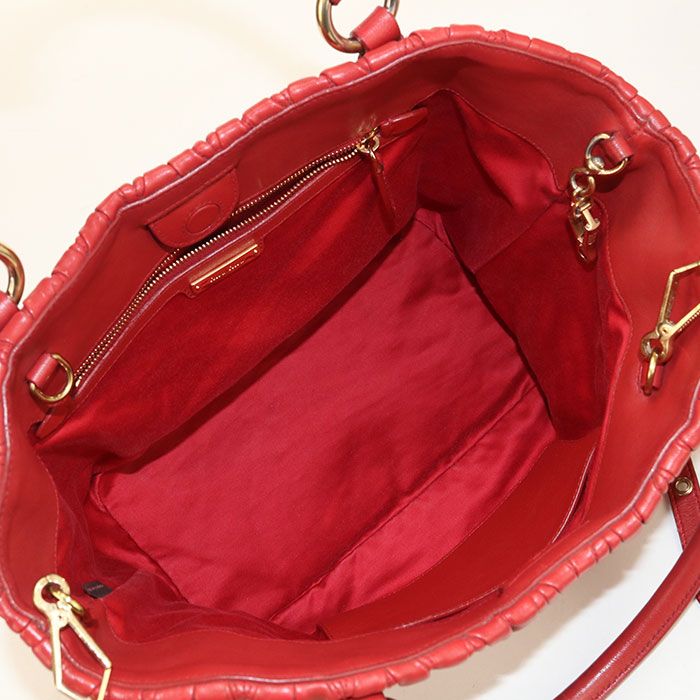 Miu Miu Miu 2-Way Matelasse Handbag Lambskin — view 3