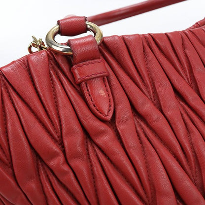 Miu Miu Miu 2-Way Matelasse Handbag Lambskin — view 7