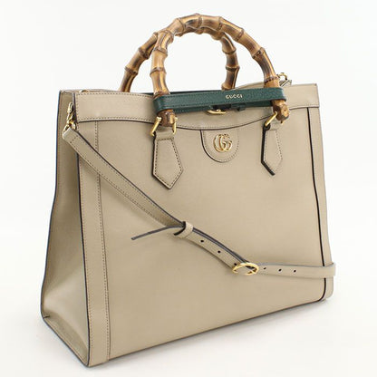 Gucci 2-Way Diana Tote Leather