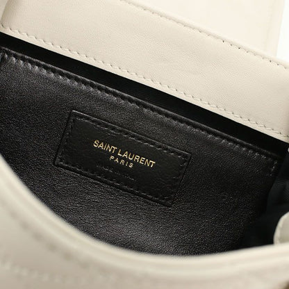 Saint Laurent Nolita Mini YSL Monogram Shoulder Bag Quilted Leather — view 5