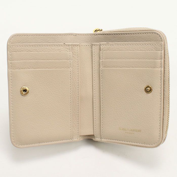 Saint Laurent Bifold Wallet Calf — view 3