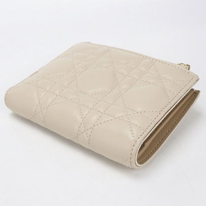 Dior Dahlia Wallet Lady Dior Bifold Lambskin Handbag — view 2