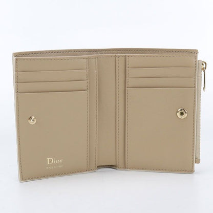 Dior Dahlia Wallet Lady Dior Bifold Lambskin Handbag — view 3