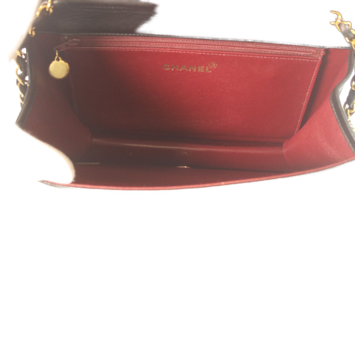 Chanel Black Lamb Single Full Flap Push Lock Quilted 23 — view 7