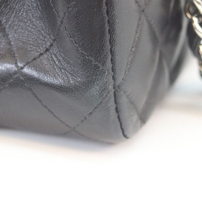 Chanel Black Lamb Silver Quilted 25 Shoulder — view 7