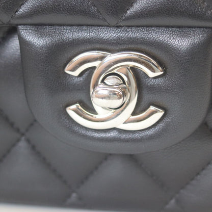 Chanel Black Lamb Silver Quilted 25 Shoulder — view 6