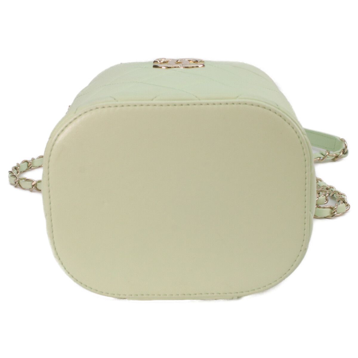 Chanel Lime Green Gold Lamb Trendy CC 2-Way Vanity — view 5
