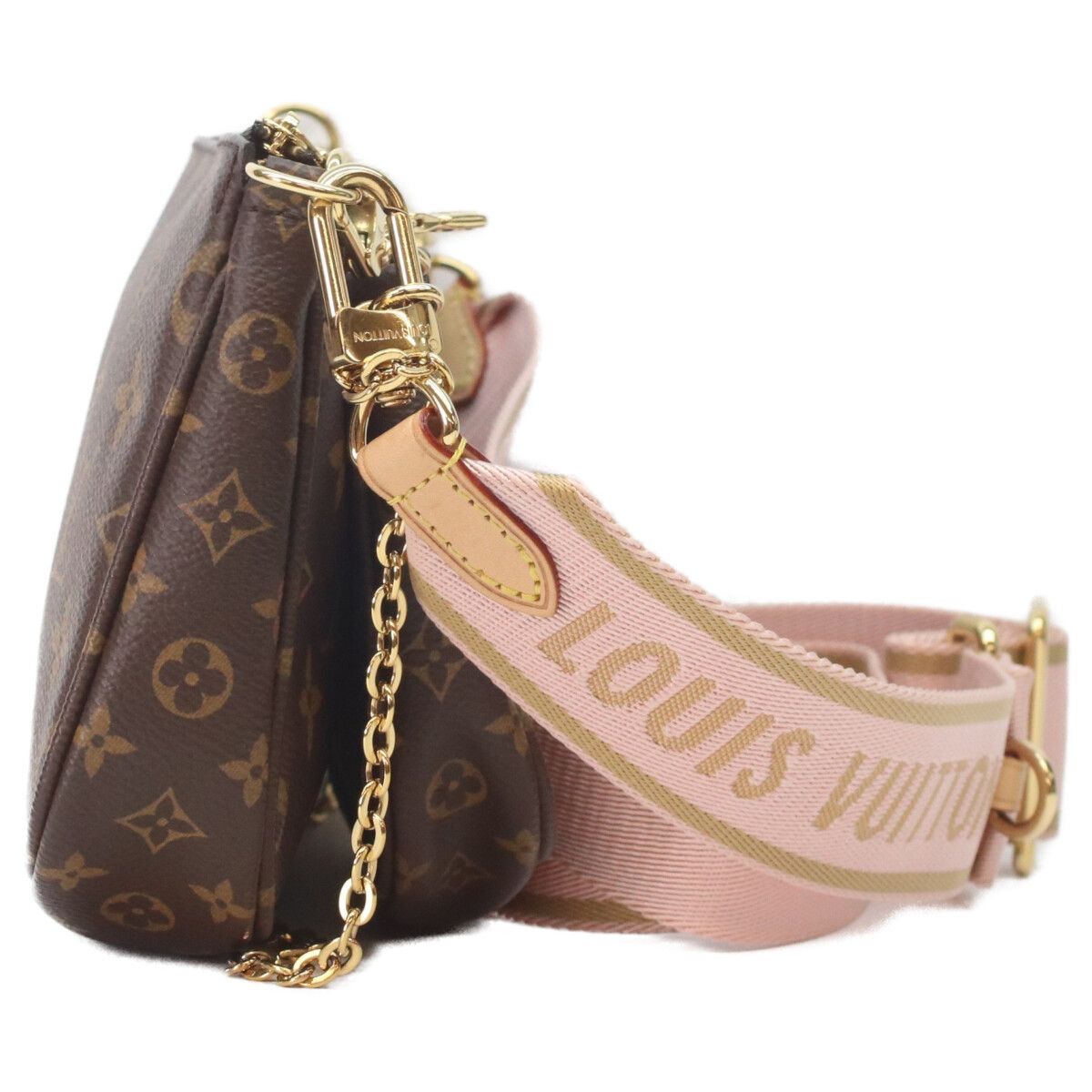 Louis Vuitton Rose Cles Monogram Multi Pochette Shoulder — view 4