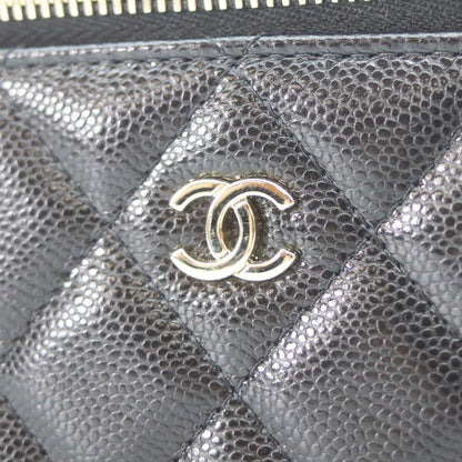 Chanel Black Caviar Gold Vanity Chain Shoulder — view 6