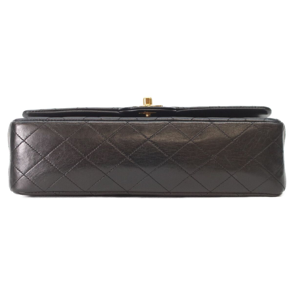 Chanel Black Lamb Gold Quilted 25 Shoulder — view 5