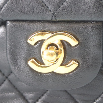 Chanel Black Lamb Gold Quilted 25 Shoulder — view 6