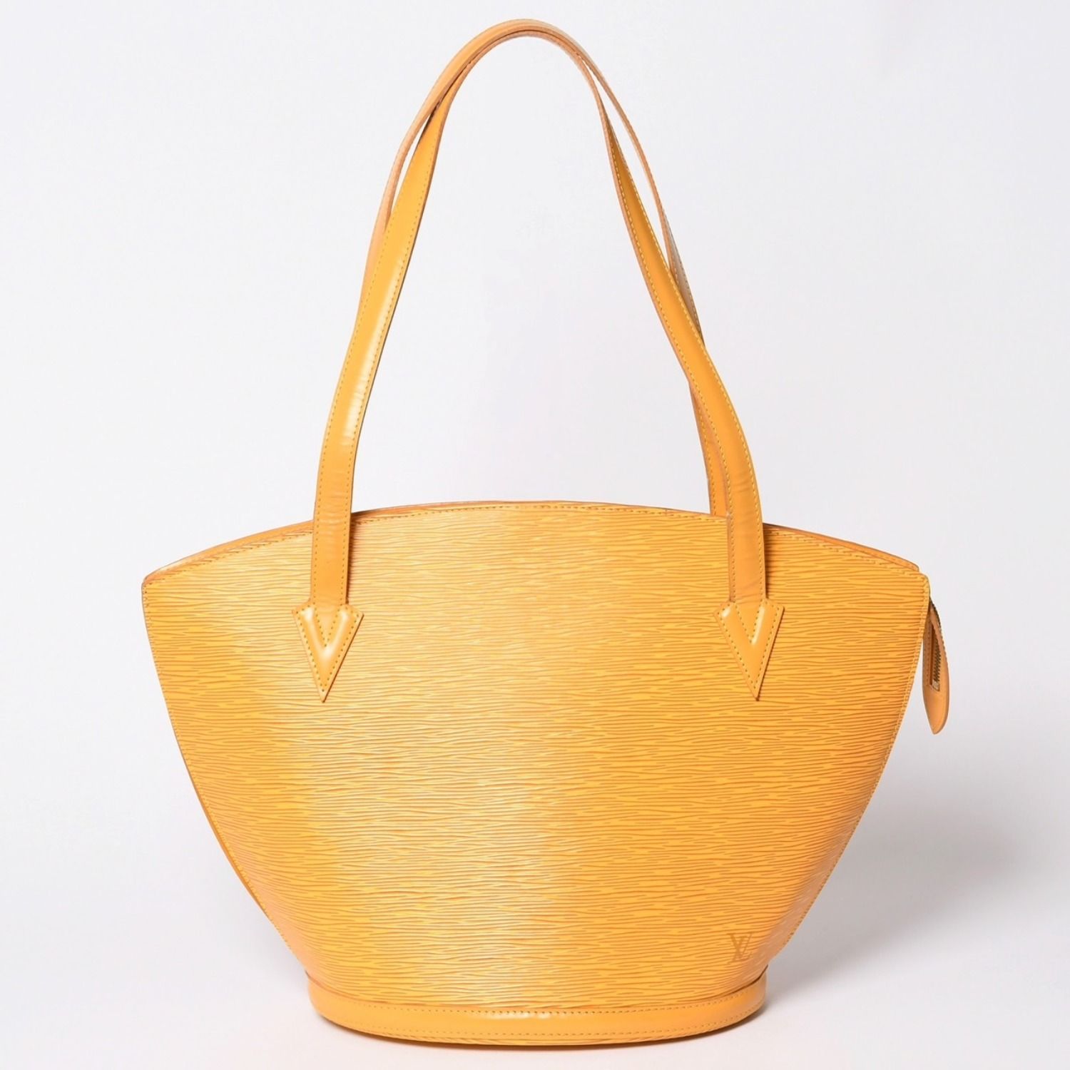 Louis Vuitton Saint Jacques Handbag Epi Leather Yellow Gold