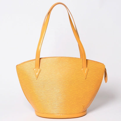 Louis Vuitton Saint Jacques Handbag Epi Leather Yellow Gold