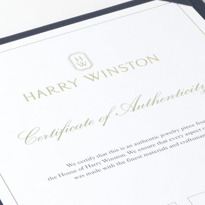 Harry Winston Round Cut Classic Ring Silver Wedding Engagement — view 6