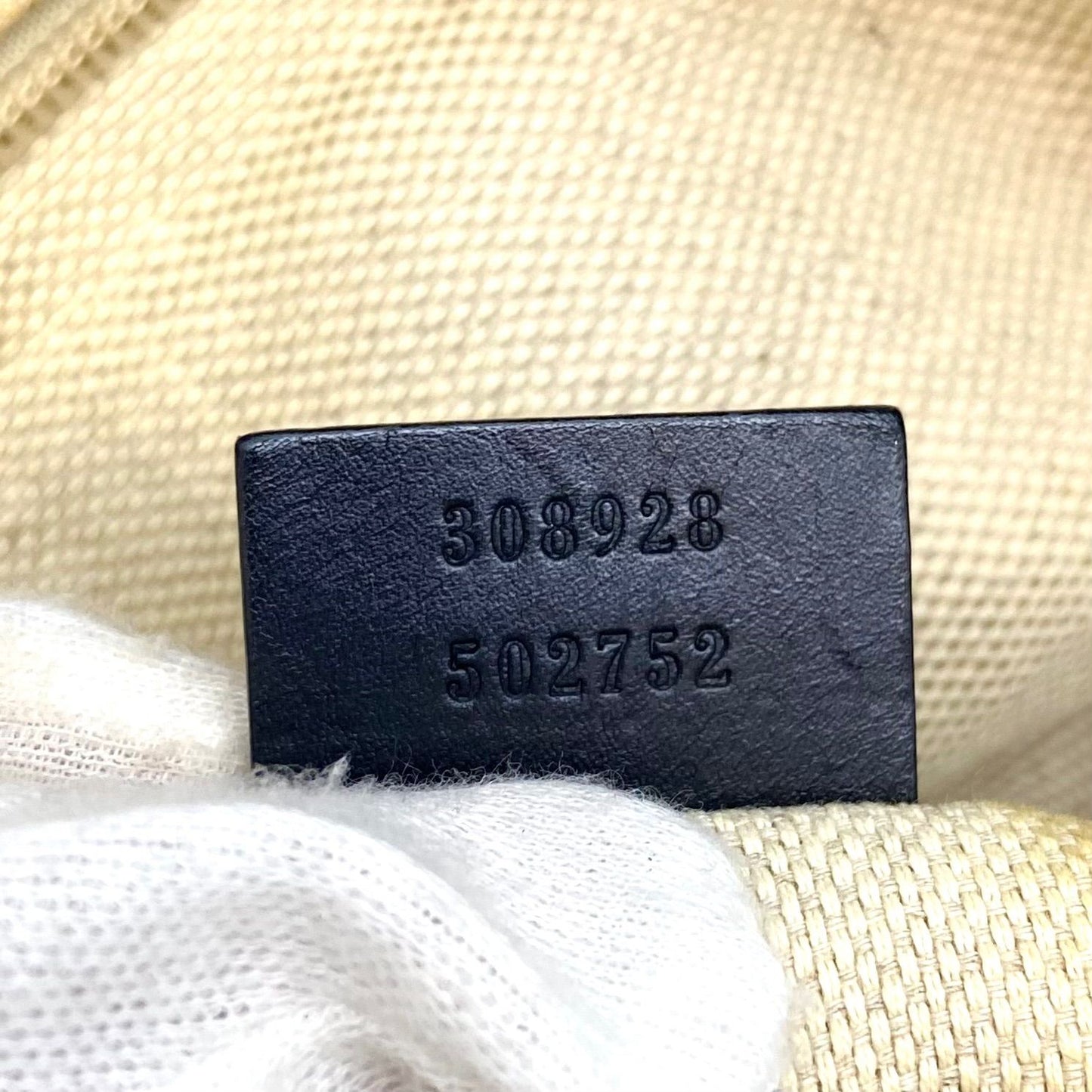 Gucci GG Canvas Tote Sherry Black A3 Travel Business — view 7