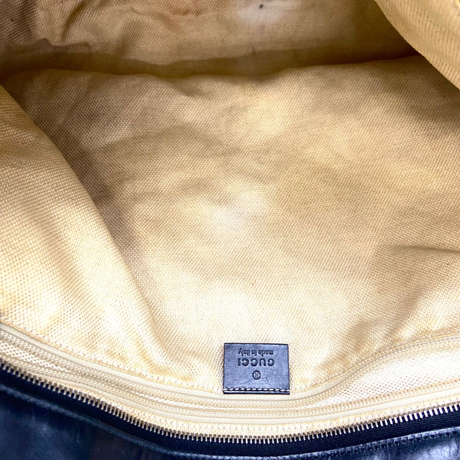 Gucci GG Canvas Tote Sherry Black A3 Travel Business — view 9