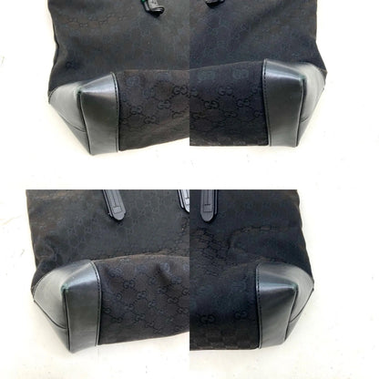 Gucci GG Canvas Tote Sherry Black A3 Travel Business — view 6