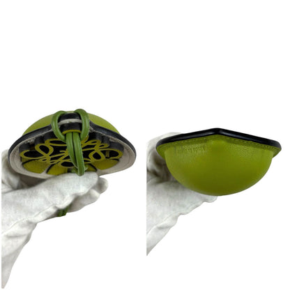 Loewe Lime Bag Charm Key Ring Key Holder Fruits Yellow Green — view 6