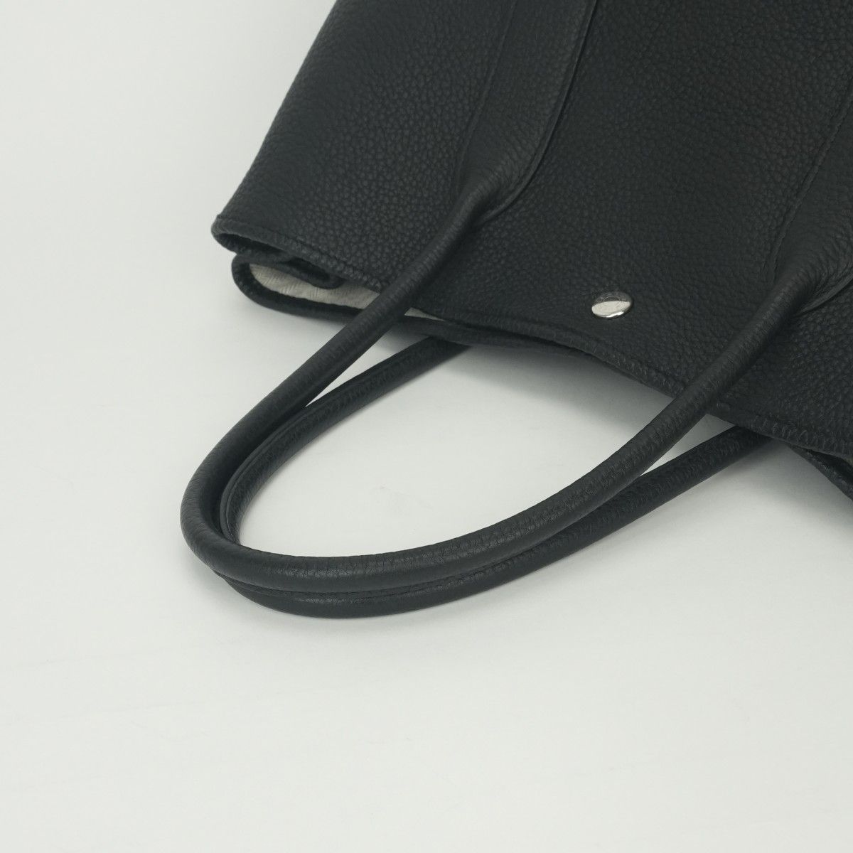 Hermes Garden Party PM 36 Tote Negonda Noir Black Silver — view 4