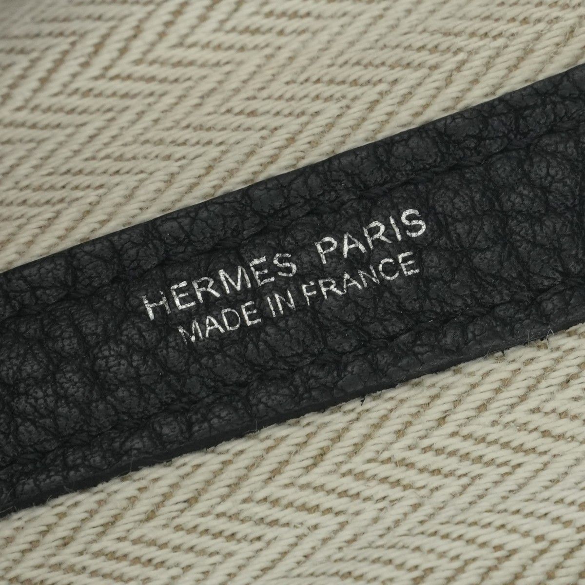 Hermes Garden Party PM 36 Tote Negonda Noir Black Silver — view 7