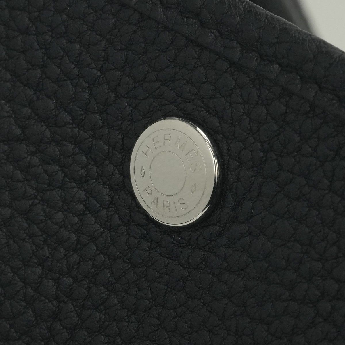 Hermes Garden Party PM 36 Tote Negonda Noir Black Silver — view 8