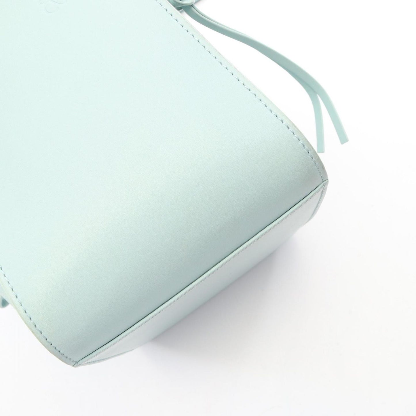 Loewe Handbag Hammock Bag Compact 2-Way Light Blue Leather — view 9