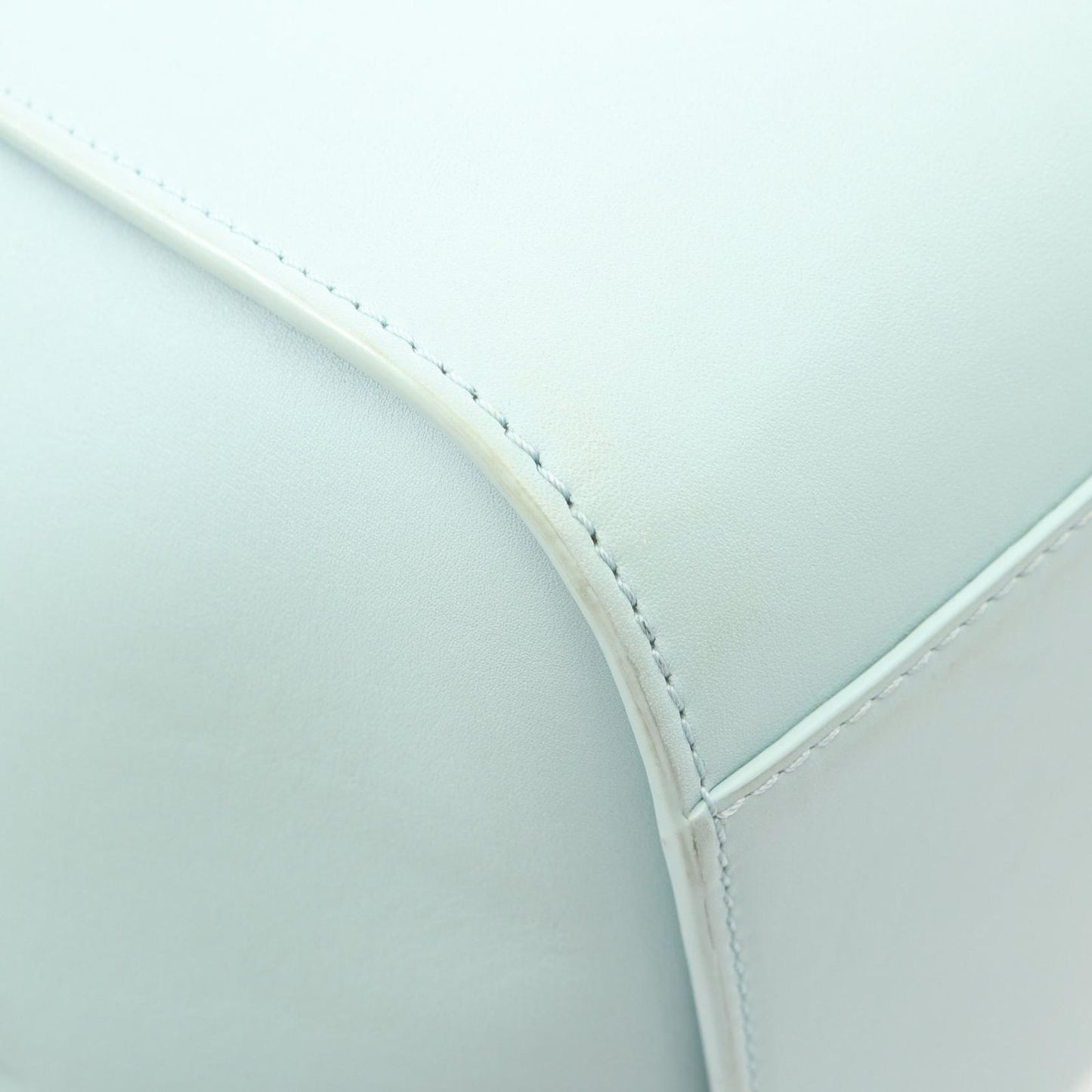 Loewe Handbag Hammock Bag Compact 2-Way Light Blue Leather — view 8