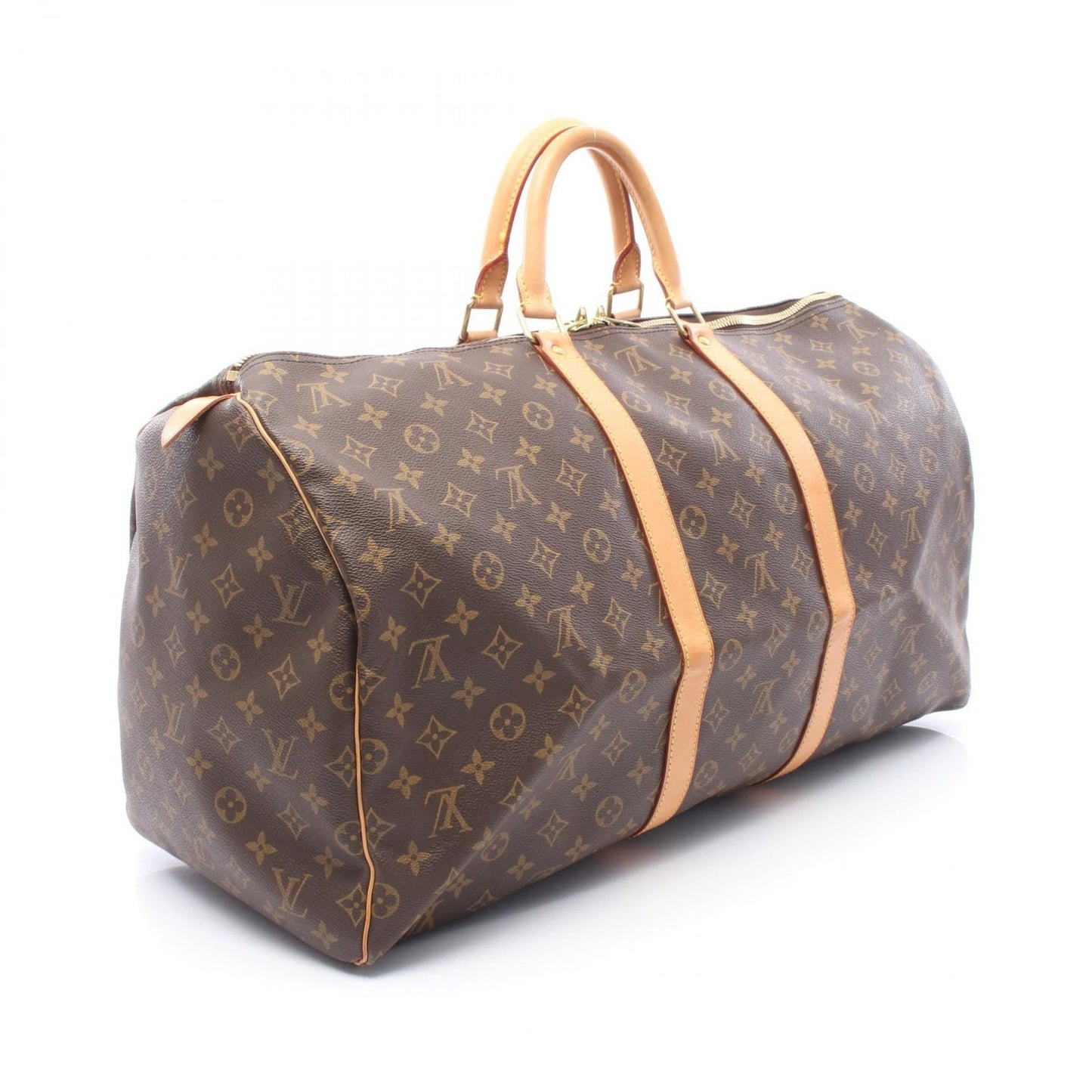 Louis Vuitton Boston Bag Keepall 55 Canvas Leather — view 2
