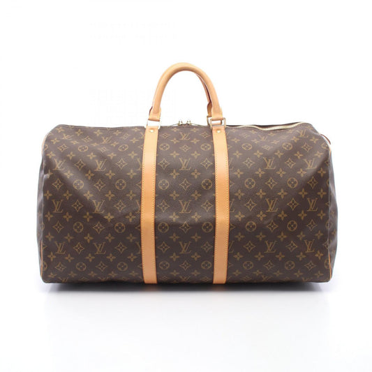 Louis Vuitton Boston Bag Keepall 55 Canvas Leather