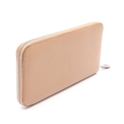 Hermes Round Wallet Azap Long Silk in Chai Leather in — view 2