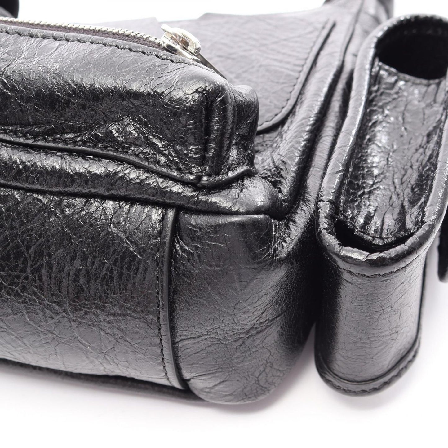 Balenciaga Shoulder Bag Superbusy Small Black Leather — view 5