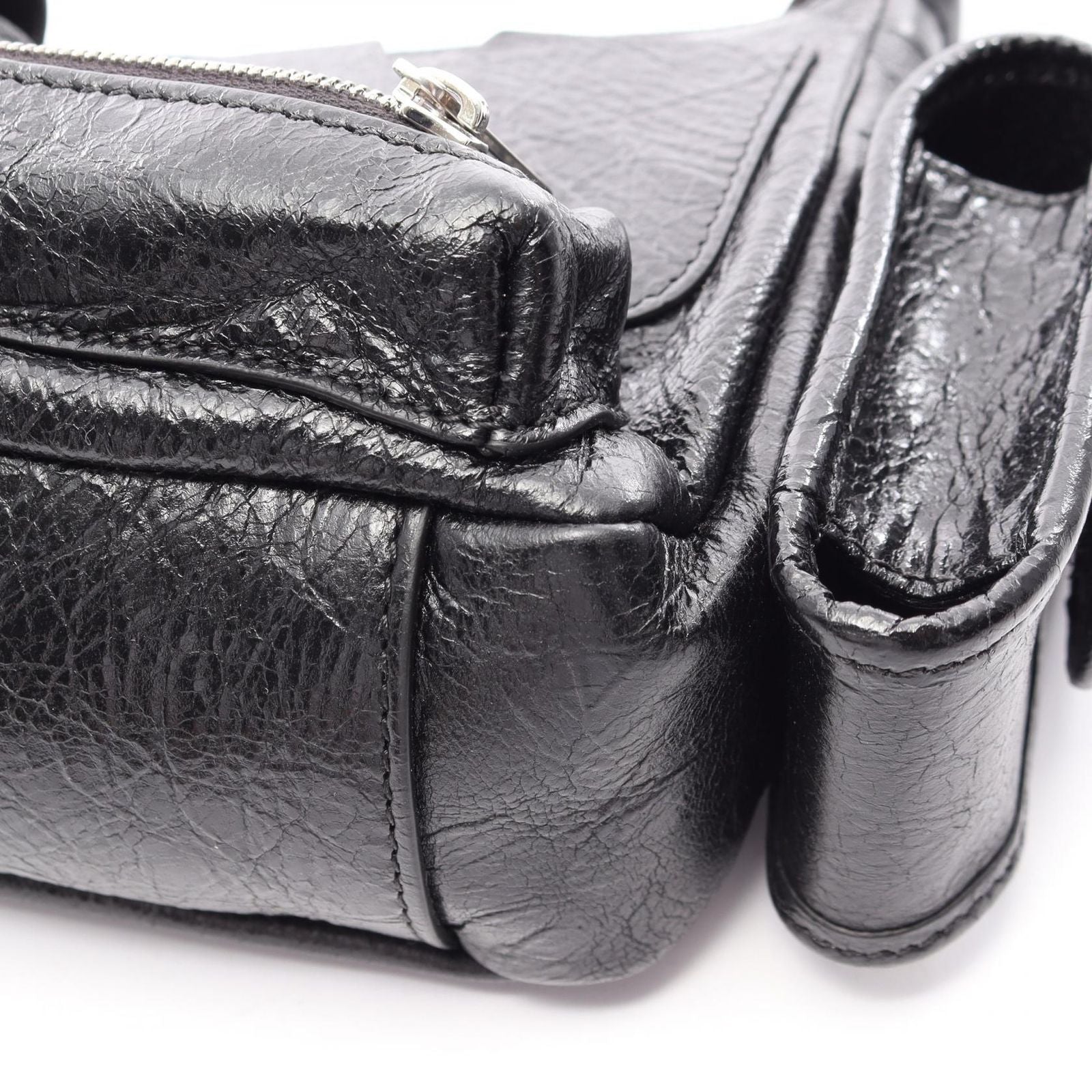 Balenciaga Shoulder Bag Superbusy Small Black Leather — view 5