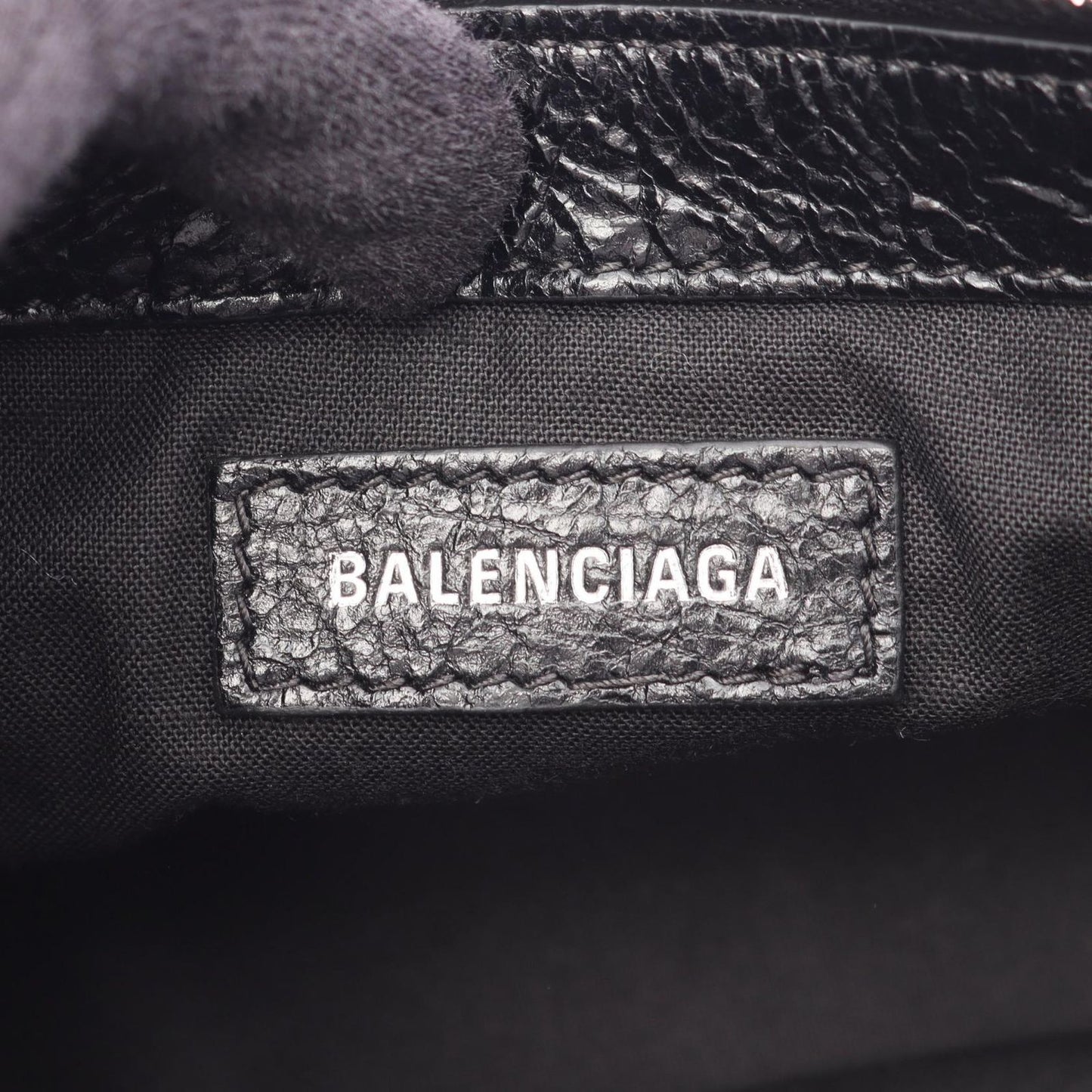 Balenciaga Shoulder Bag Superbusy Small Black Leather — view 4