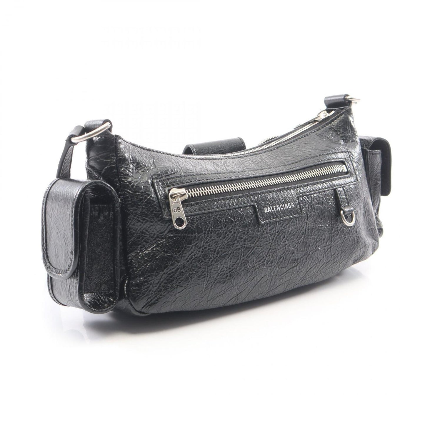 Balenciaga Shoulder Bag Super Busy Small Black Leather Superbusy — view 2
