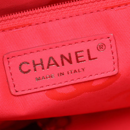 Chanel Tote Cambon Line Large Black Enamel Leather Patent — view 4