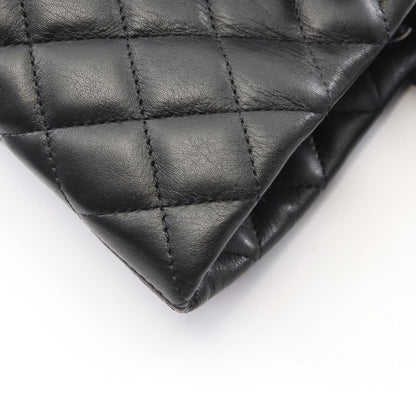 Chanel Tote Cambon Line Large Black Enamel Leather Patent — view 8