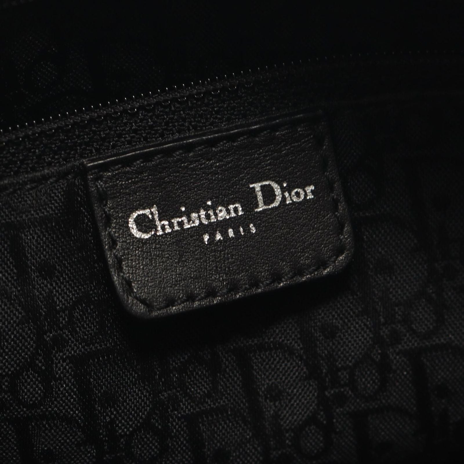 Dior Hardcore Bowling Bag 2-Way Black Leather — view 4