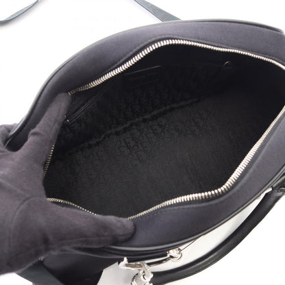 Dior Hardcore Bowling Bag 2-Way Black Leather — view 3