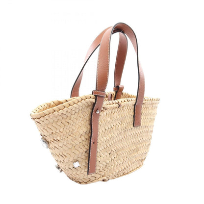 Loewe Handbag Basket Bag Bijoux Natural Brown Leather Small — view 2