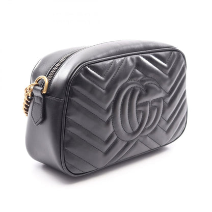 Gucci Shoulder Bag GG Marmont Black Leather Small — view 2