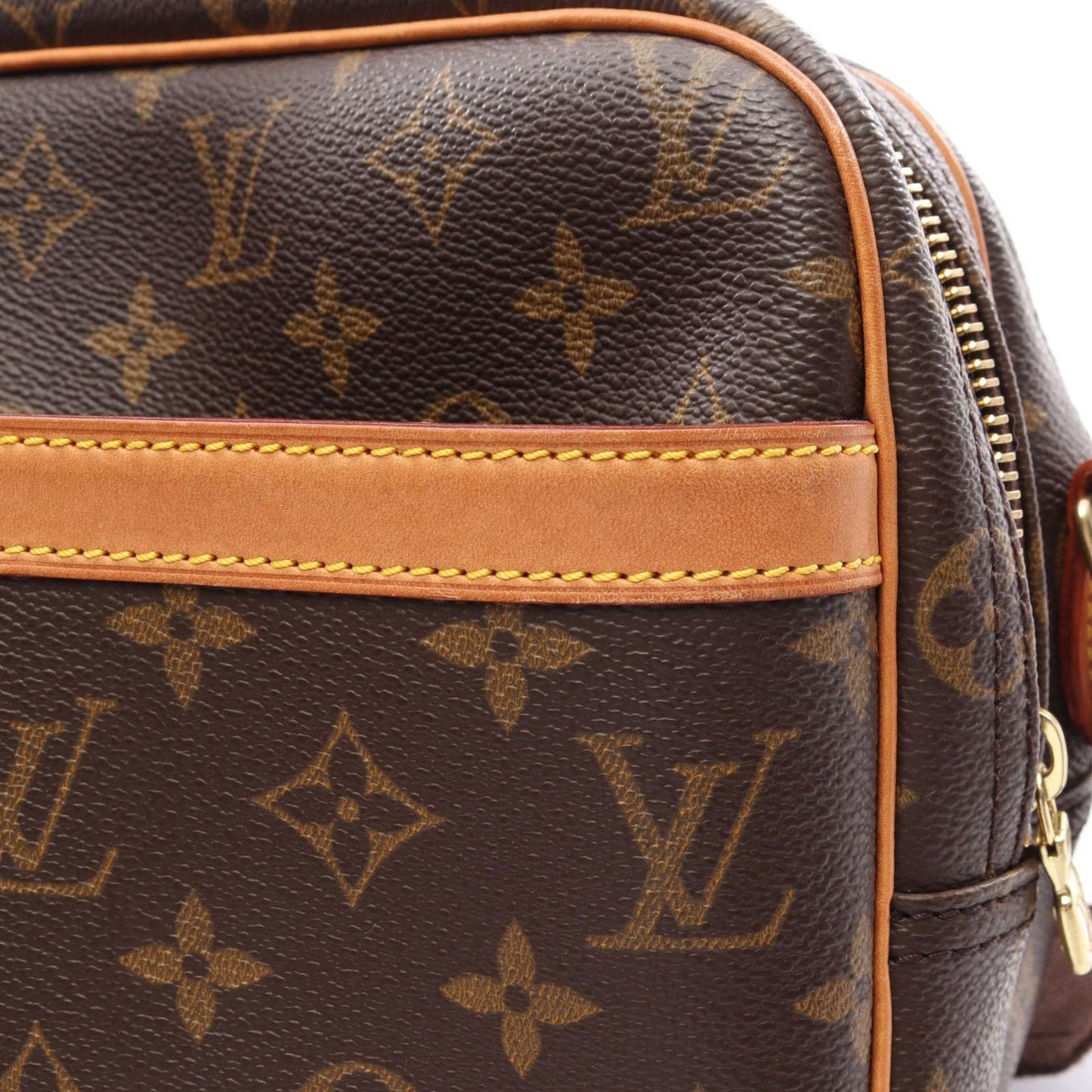 Louis Vuitton Shoulder Bag Reporter PM Canvas Leather — view 7