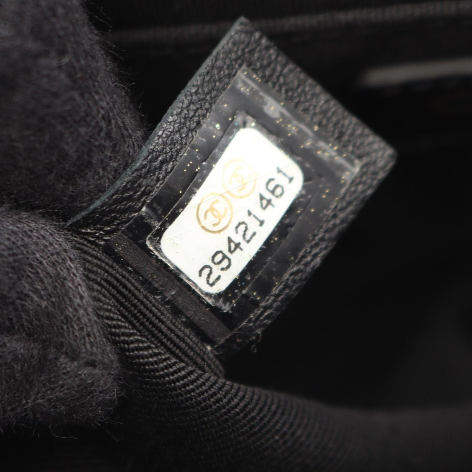 Chanel Shoulder Bag Quilted Small Flap Black Lambskin Chain — view 5