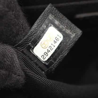 Chanel Shoulder Bag Quilted Small Flap Black Lambskin Chain — view 5