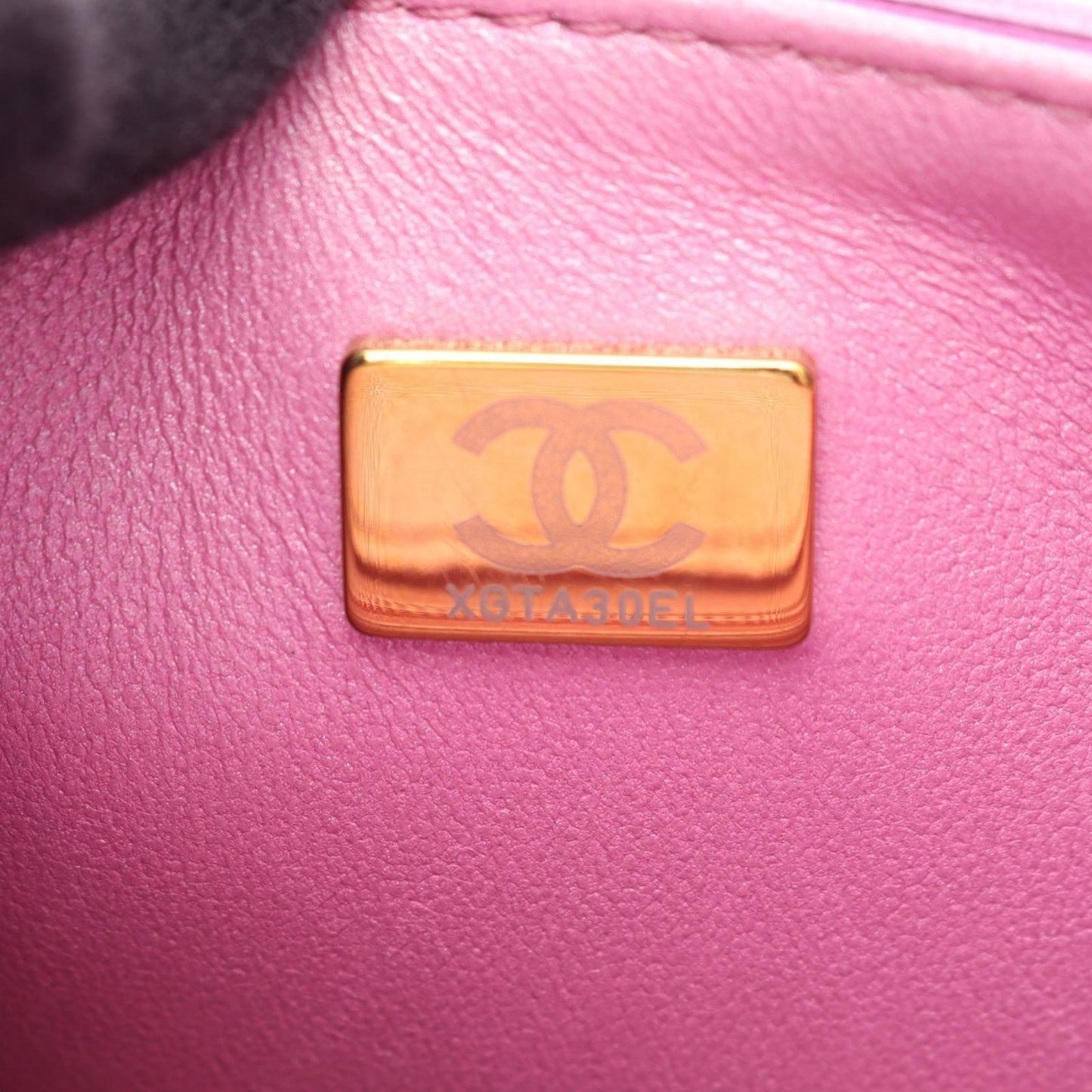Chanel Shoulder Bag Quilted Mini Flap Metallic Leather Small Chain — view 5