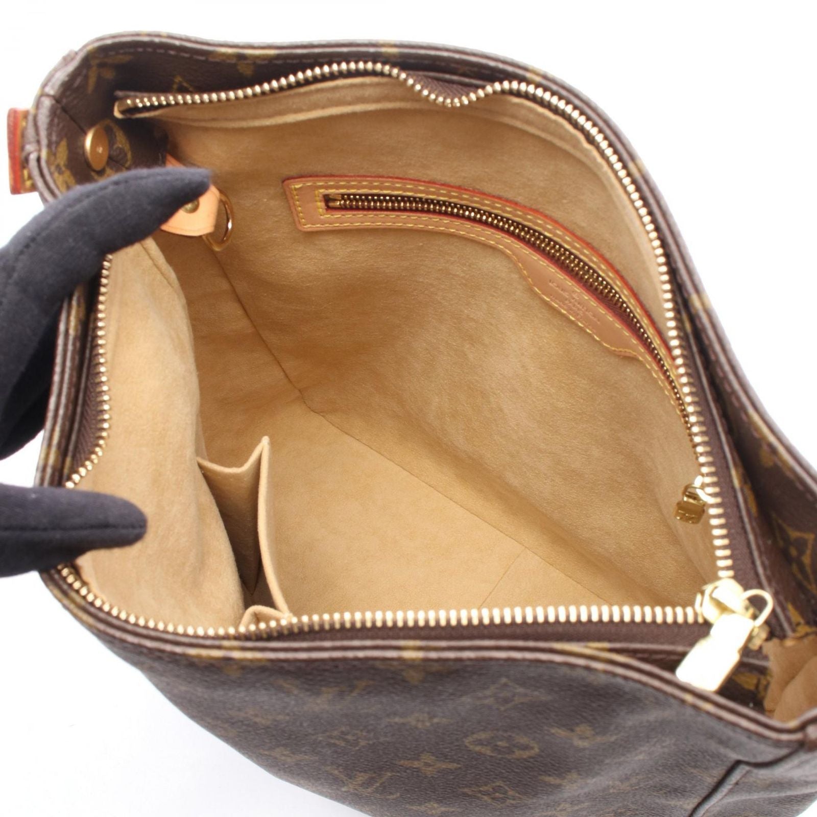 Louis Vuitton Shoulder Bag Looping GM Canvas Leather — view 3