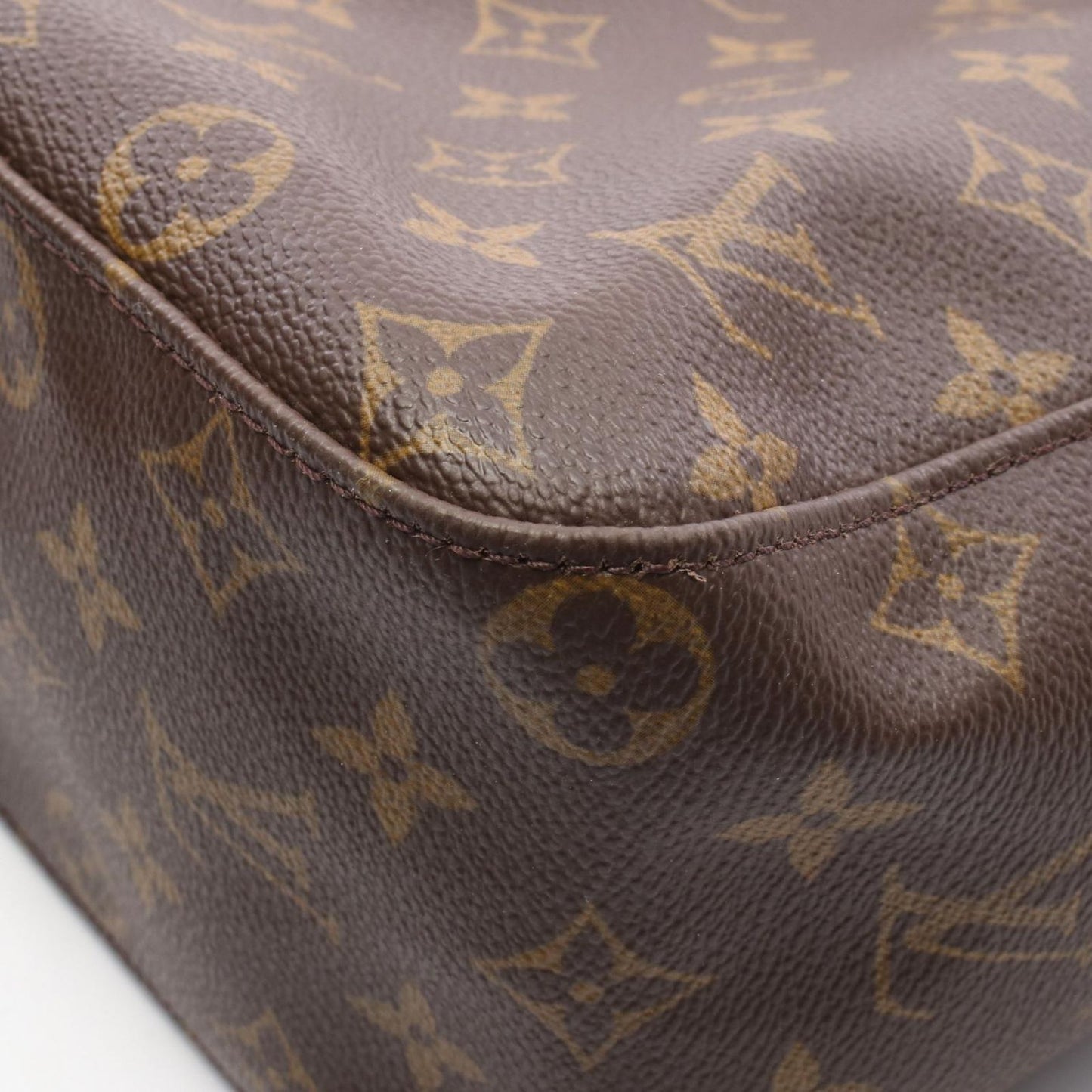 Louis Vuitton Shoulder Bag Looping GM Canvas Leather — view 8
