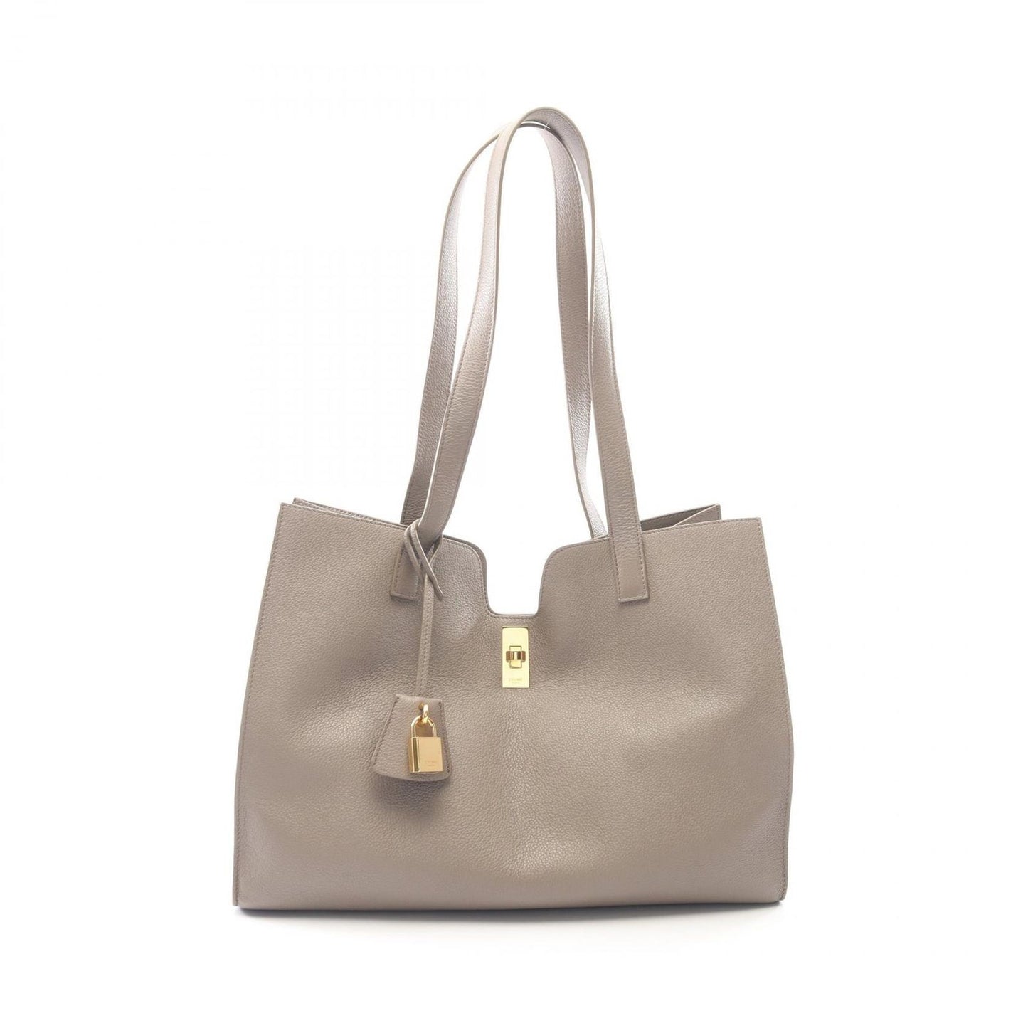 Celine Tote Cover 16 Seize Ezu Gray Leather