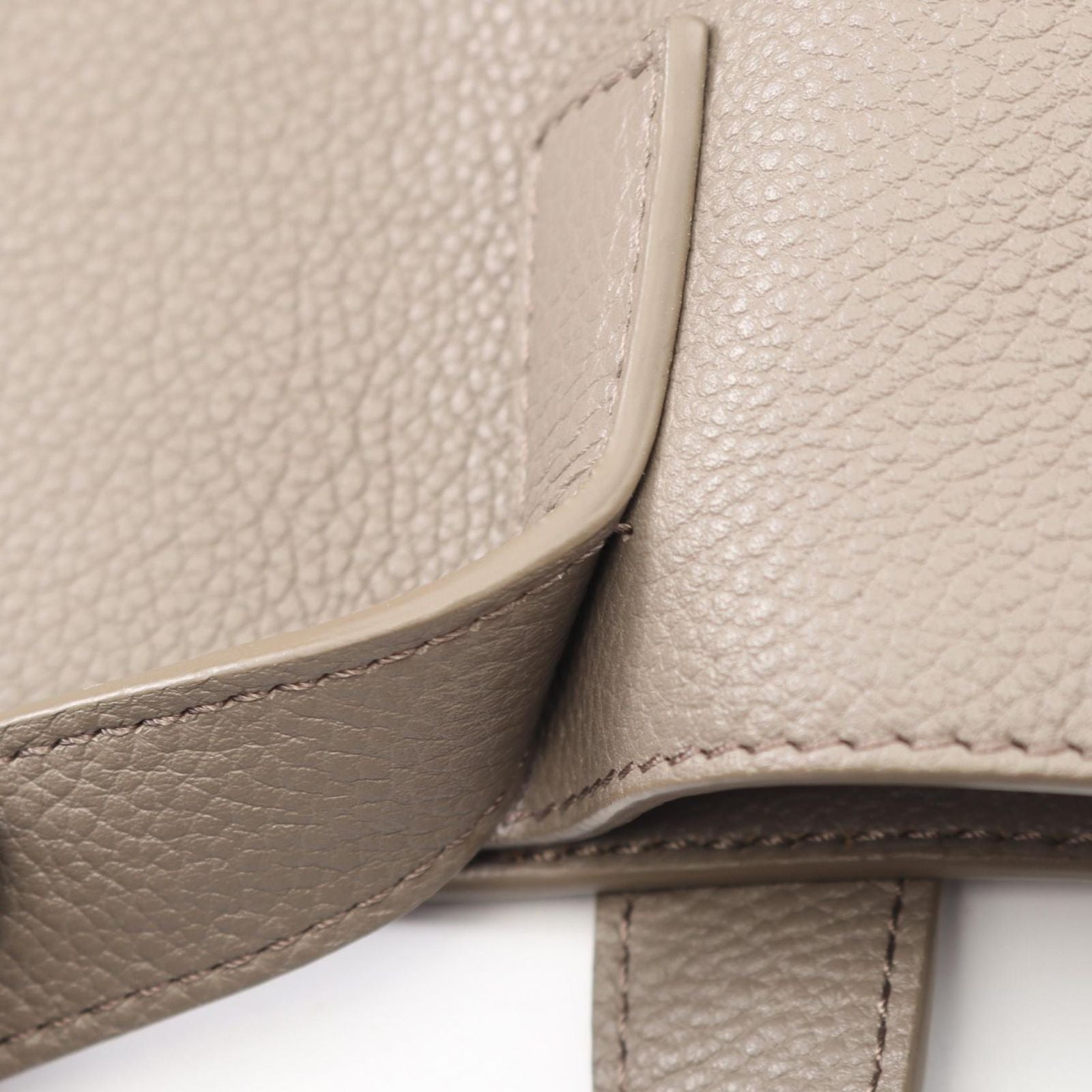 Celine Tote Cover 16 Seize Ezu Gray Leather — view 8