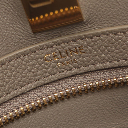Celine Tote Cover 16 Seize Ezu Gray Leather — view 4